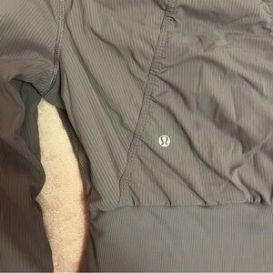 Lululemon Grey Reversible Dance Studio III Zip Up Hooded Jacket